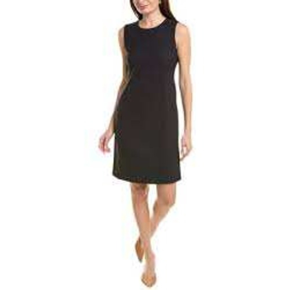 Spanx The Perfect Black Dress Sleeveless Sheath Full Zip Back XL Black 20248R